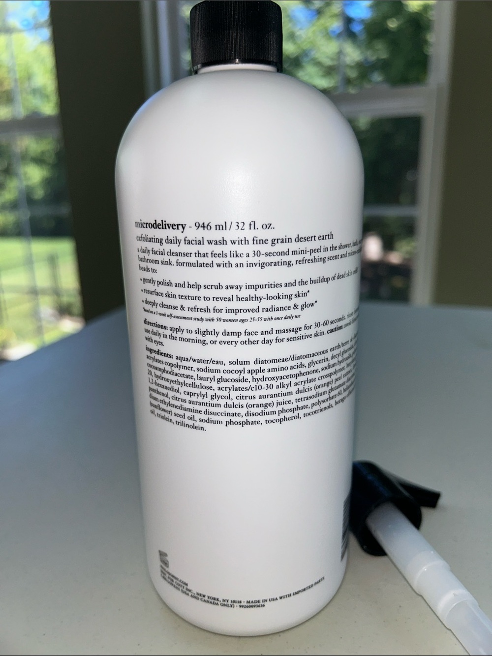 Philosophy Microdelivery Exfoliating Daily Facial Wash - White & Black - Picture 3 of 3